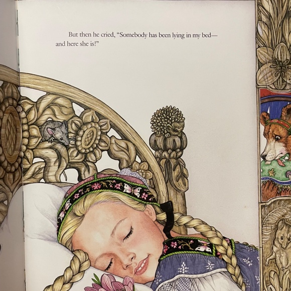 Vintage 1987 Goldilocks and the three bears children’s hardcover book. - Picture 7 of 9